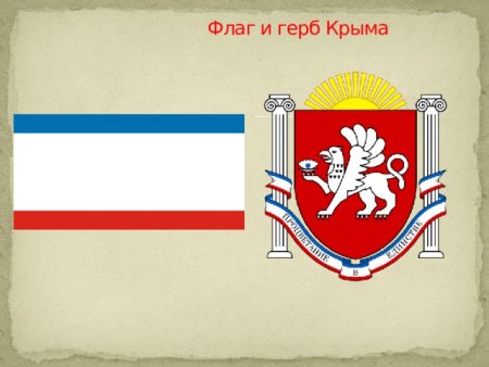 Крымский флаг и герб
