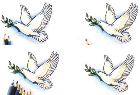 Зимующие птицы поэтапное рисование для детей