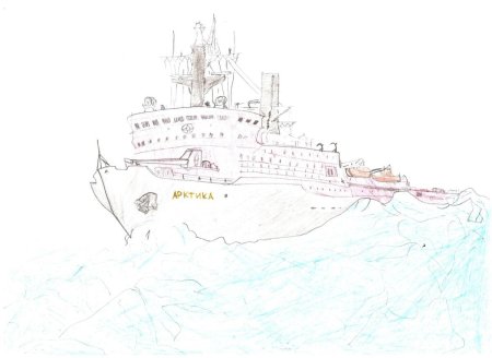 Корабль рисунок карандашом легкий