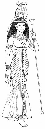 Одежда египтян в древнем Египте искизы