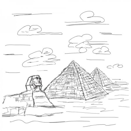 Древнеегипетский миф об Осирисе рисунок