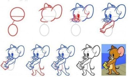 Схемы рисования Диснеевских персонажей