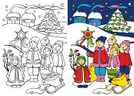 Рисунок на тему колядки