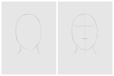 Последовательность рисования портрета для детей