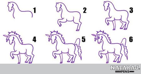 Как нарисовать единорога