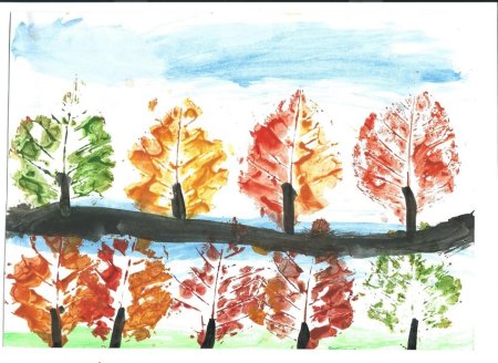 Золотая осень рисунок