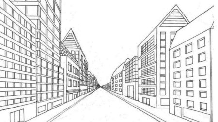 Перспектива вид сбоку