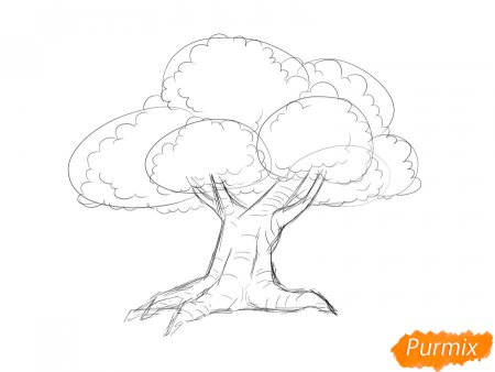 Формы деревьев для рисования