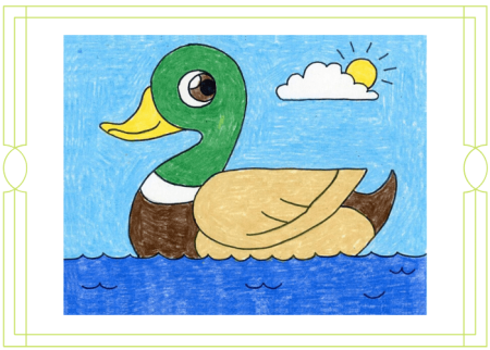 Серая шейка поэтапное рисование