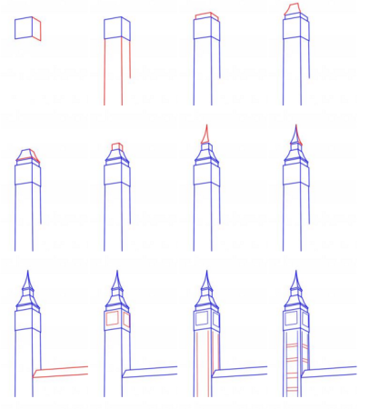 Московский Кремль рисунок
