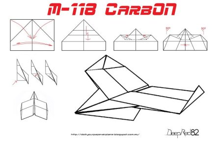 Оригами самолёт истребитель ф15