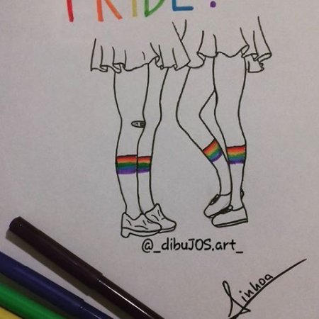 ЛГБТ рисунки лёгкие