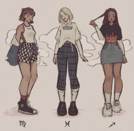 Модные стили рисования