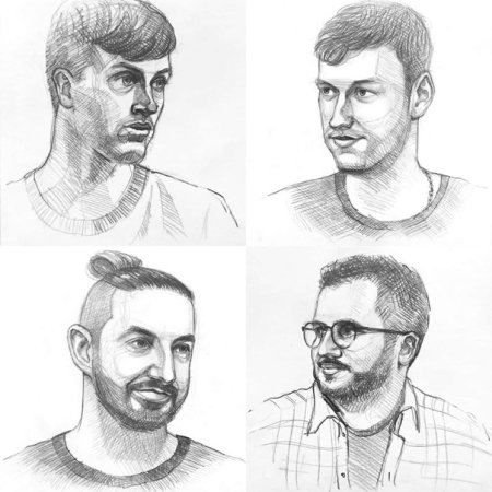 Антон Шастун для срисовки карандашом