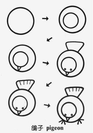 Рисование кругами для детей