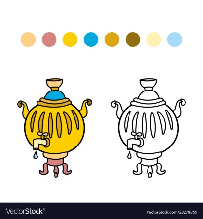 Графический диктант самовар