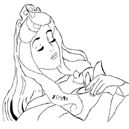 Хрустальный гроб рисунок