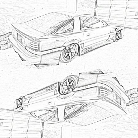 Toyota Supra mk4 чертеж