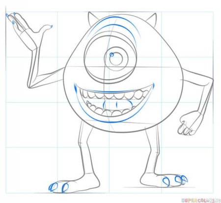 Майк Вазовски срисовать