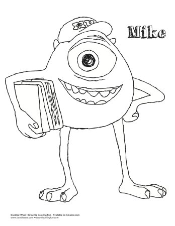 Майк Вазовский раскраска