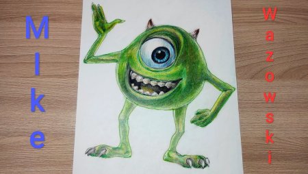 Майк Вазовский рисунок карандашом