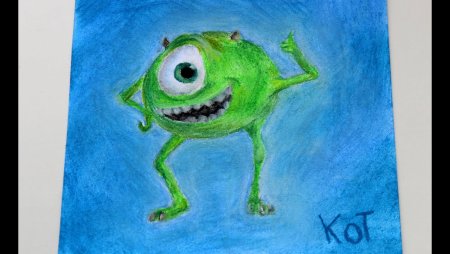 Университет монстров Майк рисунок