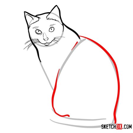 Видео: как легко нарисовать аниме котенка