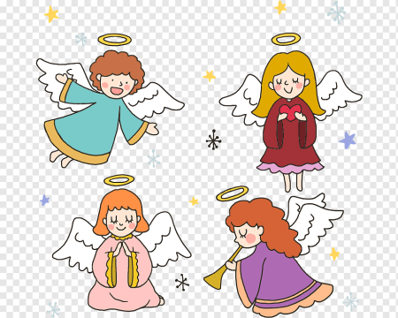 Рождественский Ангелочек вектор