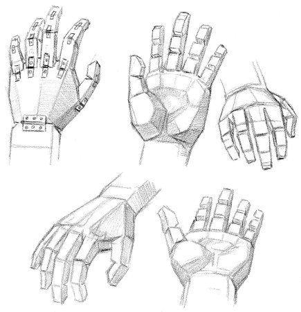 Кисть руки рисунок