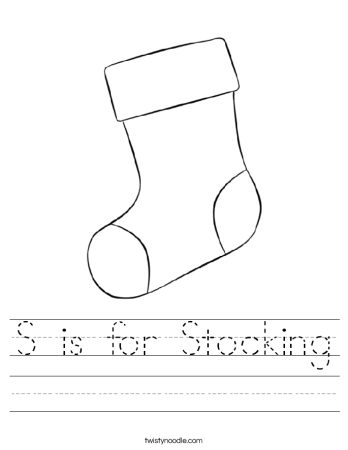 Носок трафарет