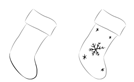 Новогодние рисунки легкие