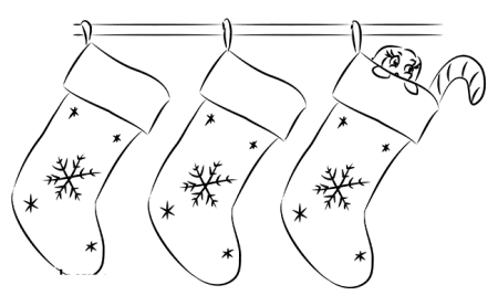 Новогодний рисунок легкий