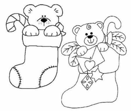 Новогодний сапожок трафарет для вырезания