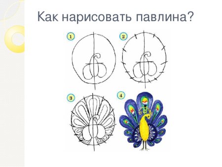 Сказочная птица рисование в подготовительной группе