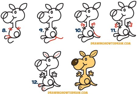 Пошаговые рисунки животных