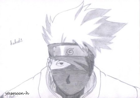 Какаши сенсей рисунок