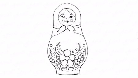 Урок по изо 5 класс Матрешка