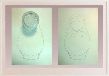 Поэтапное рисование матрешки