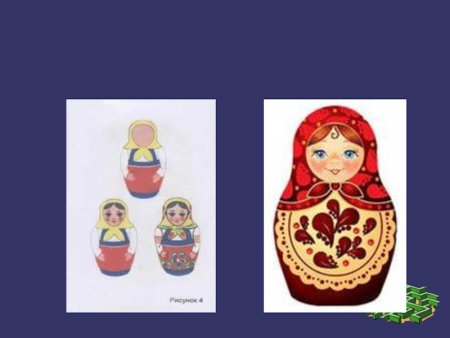 Матрёшка поэтапное рисование для детей