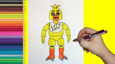 Фредди ФНАФ 1 рисунок