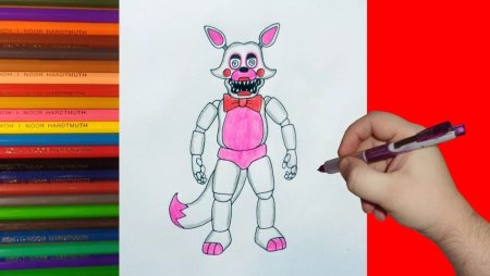 Фредди ФНАФ 1 рисунок