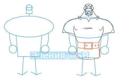 Нарисовать Илью Муромца поэтапно