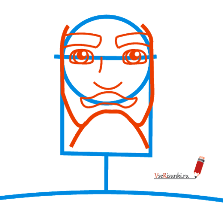 Илья Муромец нарисовать пошагово