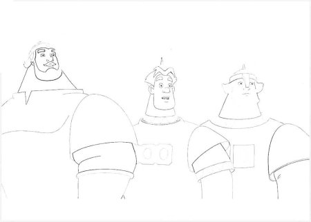 Богатырь рисунок