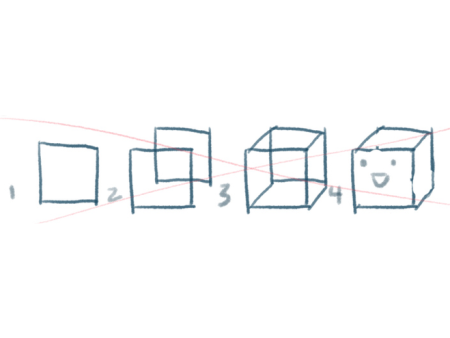 Простые объемные рисунки