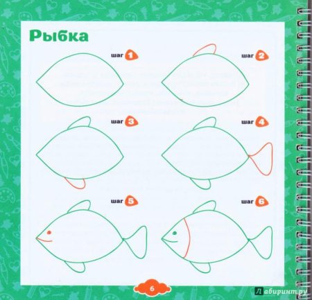 Алгоритм рисования рыбки