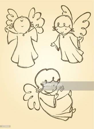 Рисование ангела для детей