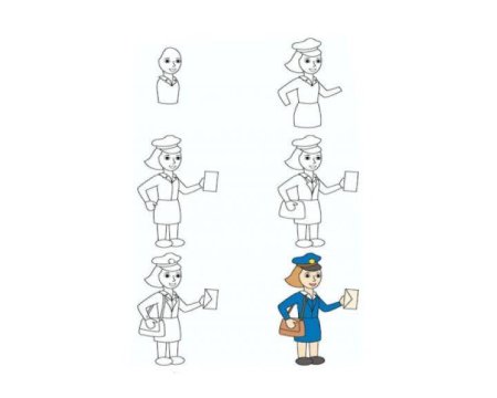 Рисование профессии старшая группа