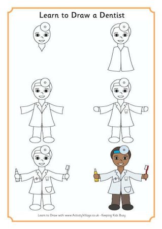 Схемы рисования профессии