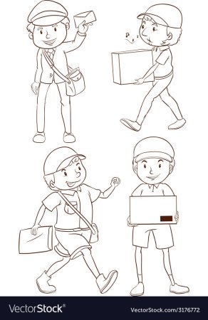 Схемы рисования профессии